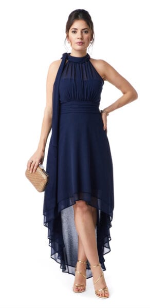 Nami Halter High Low Dress