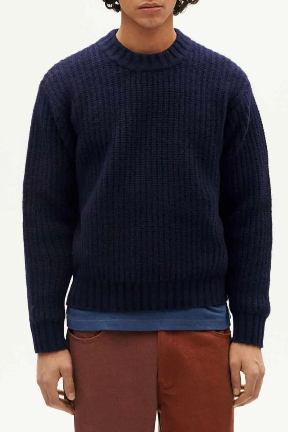 Navy Santos Knitted Sweater