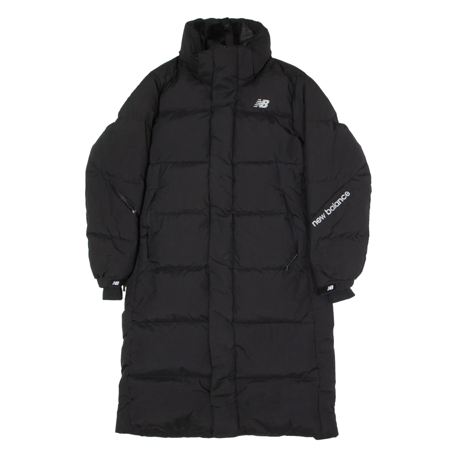 NEW BALANCE Womens Puffer Coat Black S