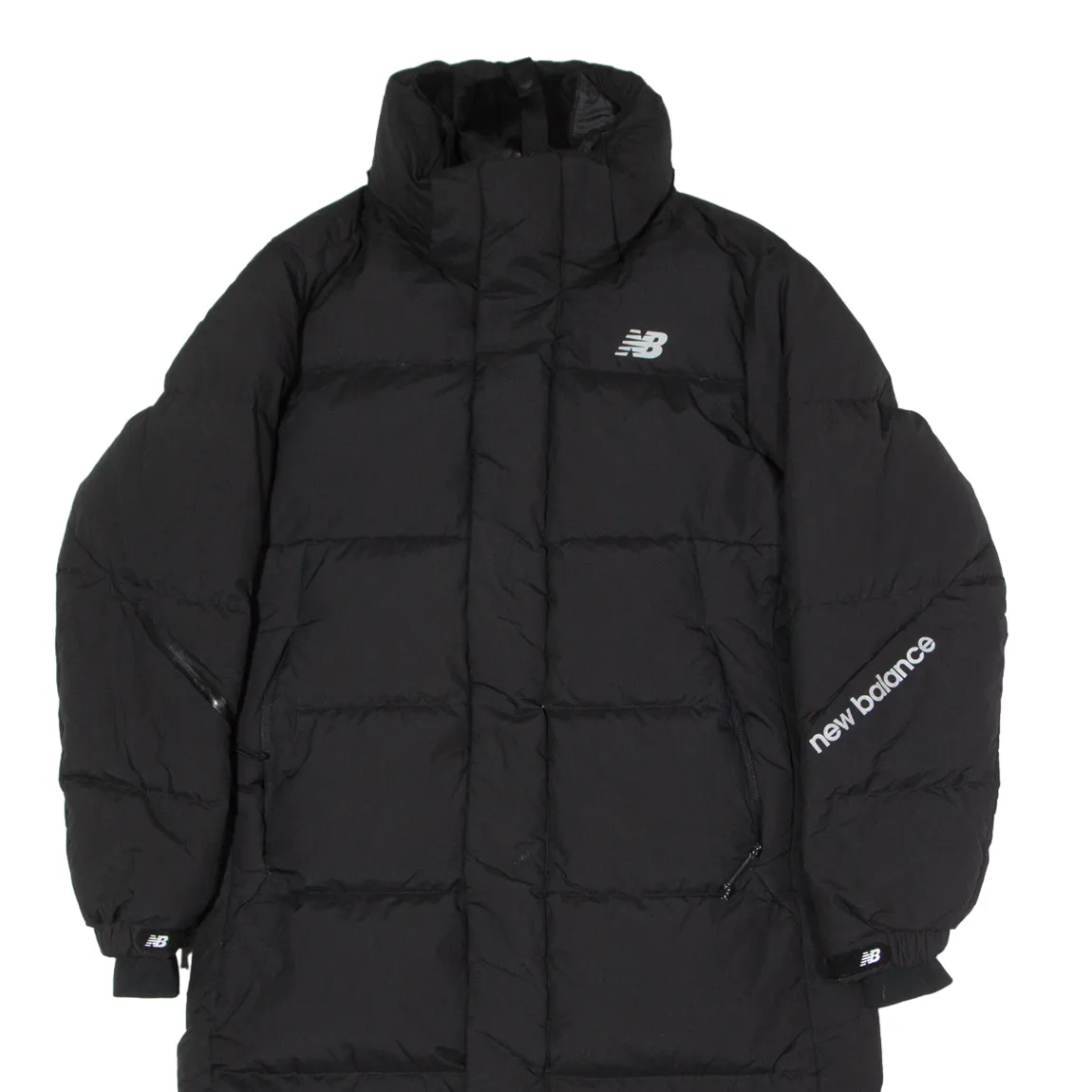 NEW BALANCE Womens Puffer Coat Black S