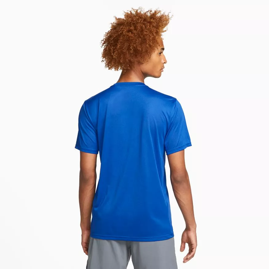 NIKE MEN'S DRI-FIT LEGEND TRAINING BLUE TEE