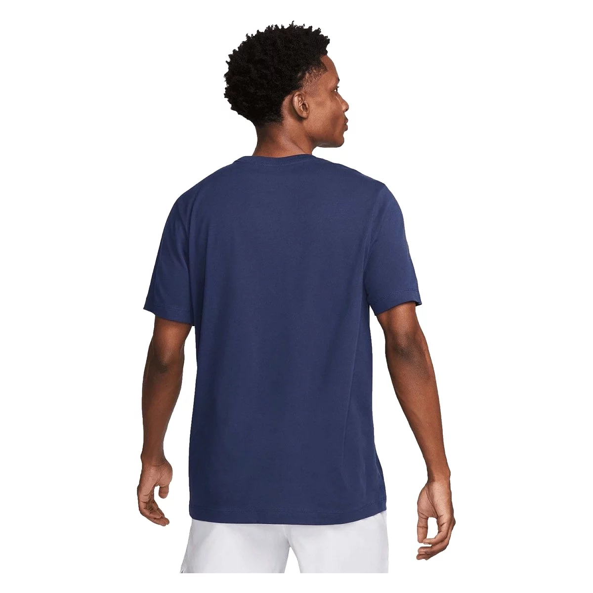 NIKE MENS RUNNING TEE NAVY