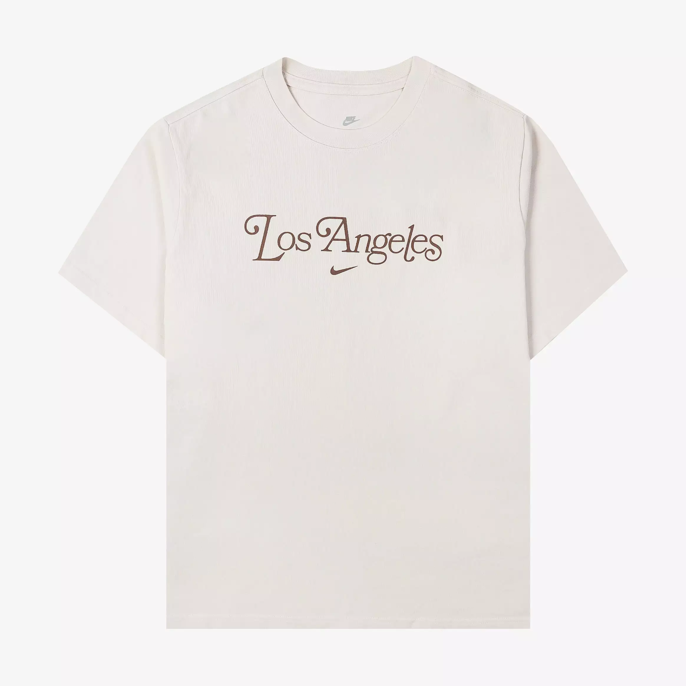 NSW Los Angeles Womens Short Sleeve Shirt (Beige/Brown)