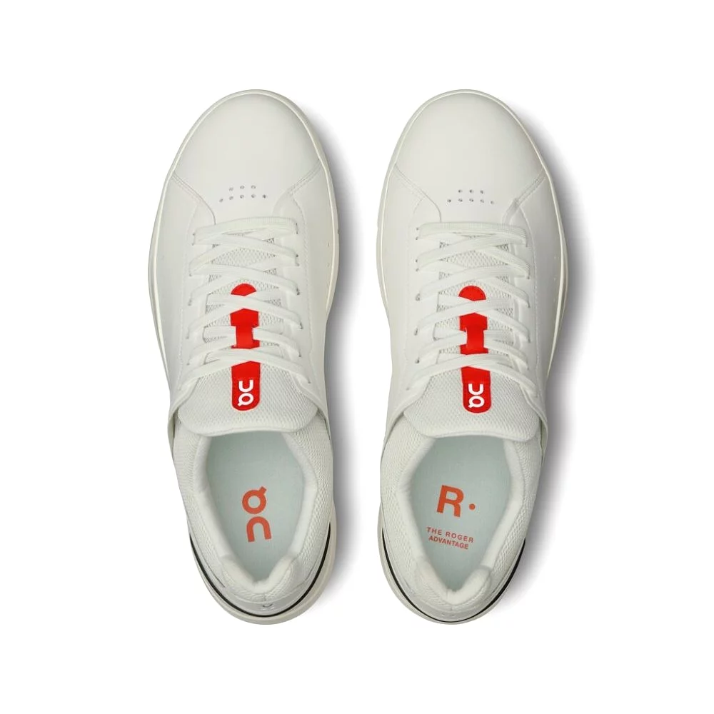 On Men's THE ROGER Advantage - White/Spice