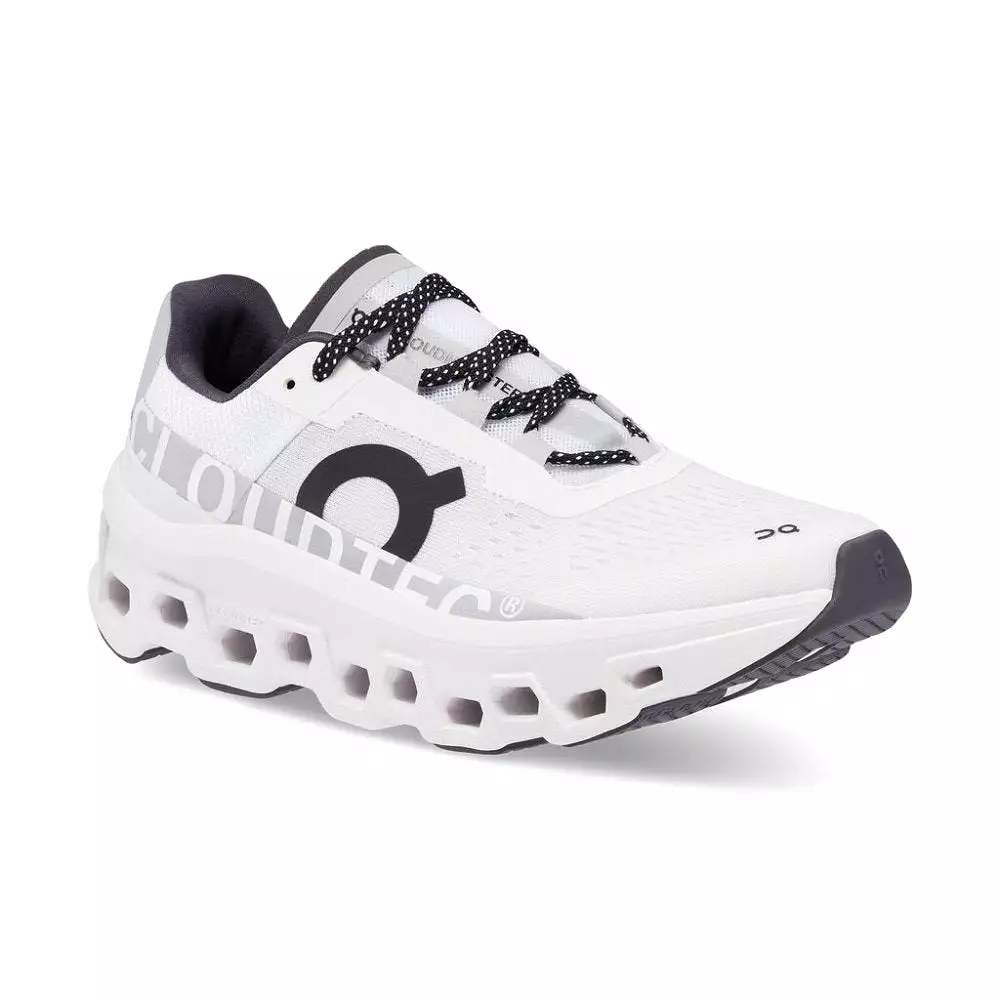 On Women's Cloudmonster Running Shoes - All White