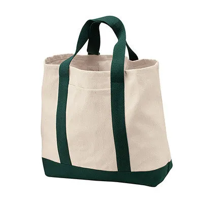 Port & Company Two-Tone Shopping Tote