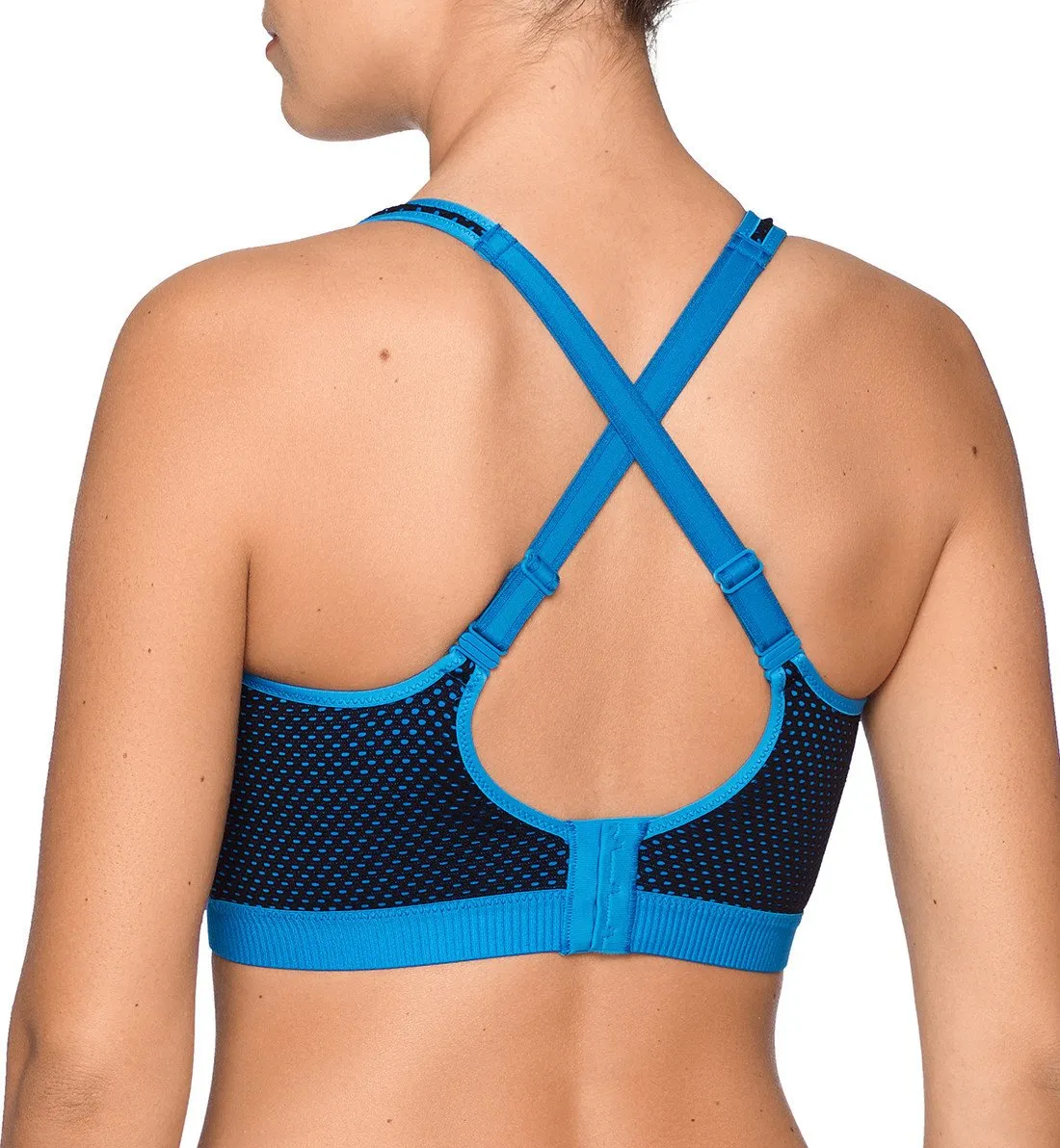 PrimaDonna Sport The Mesh Padded Underwire Sports Bra (6000216) - Blue Crush