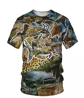 Pêche Du Silure, Pêche  La Bouée, T shirt Pêcheur, 3D Full Imprimé Silure - VEPESL001