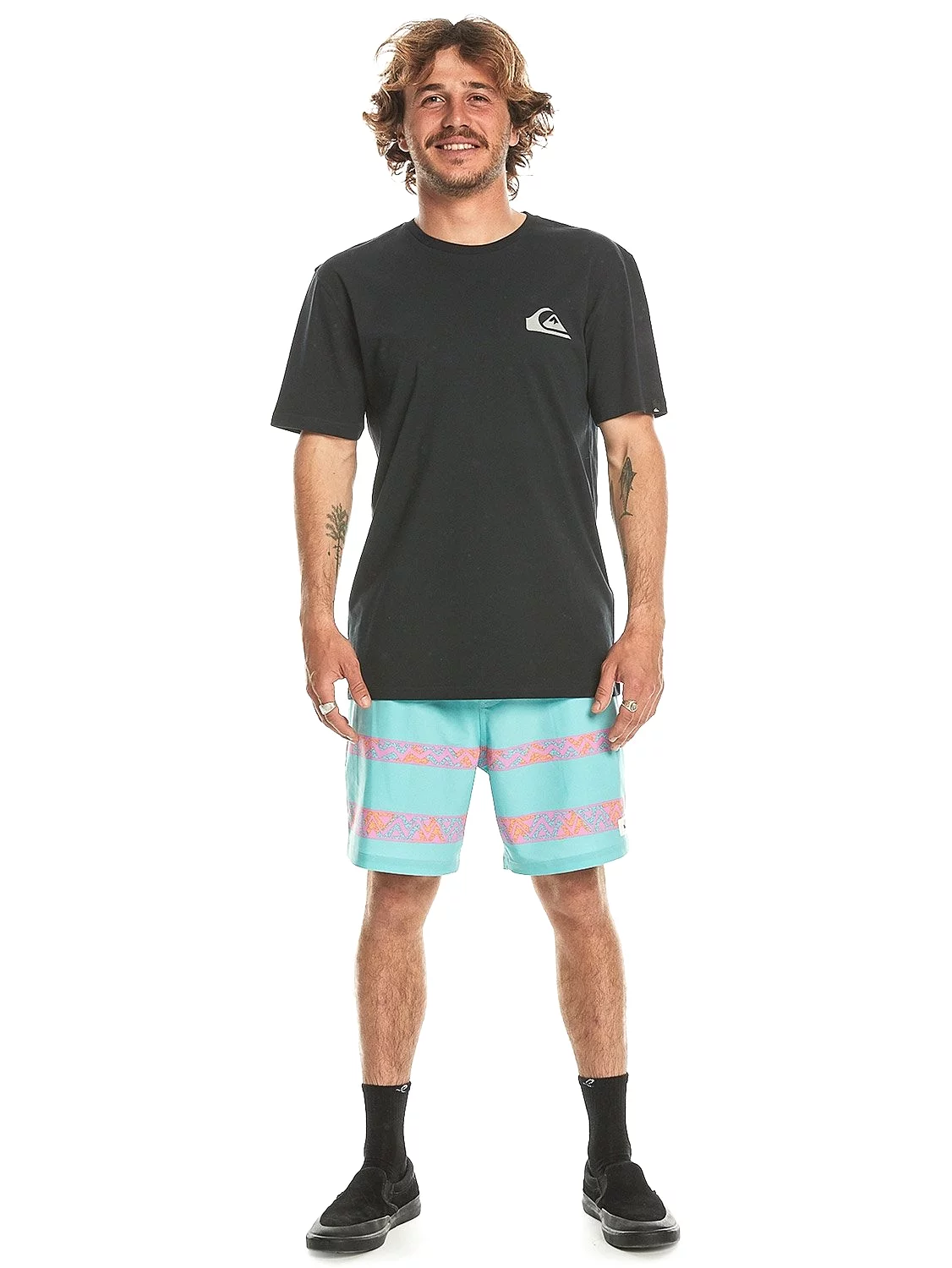 Quiksilver Men's Mini Logo T-Shirt