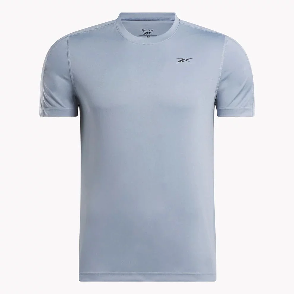 REEBOK MEN'S SS TECH BLUE TRAINING TEE