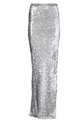 Retrofete - Flavia Crochet Skirt - White/Silver