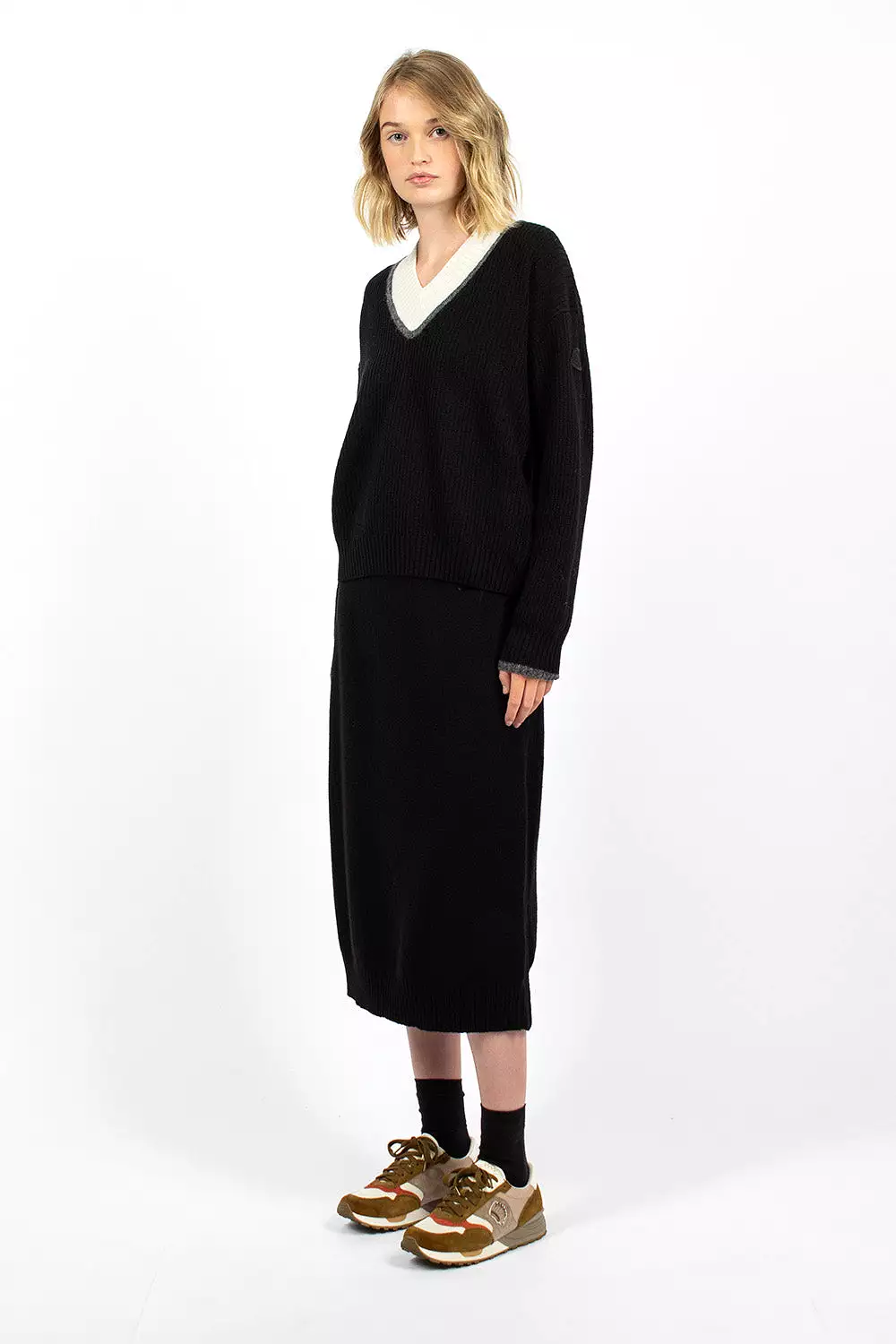 Ribbed Skirt Cashmere Blend