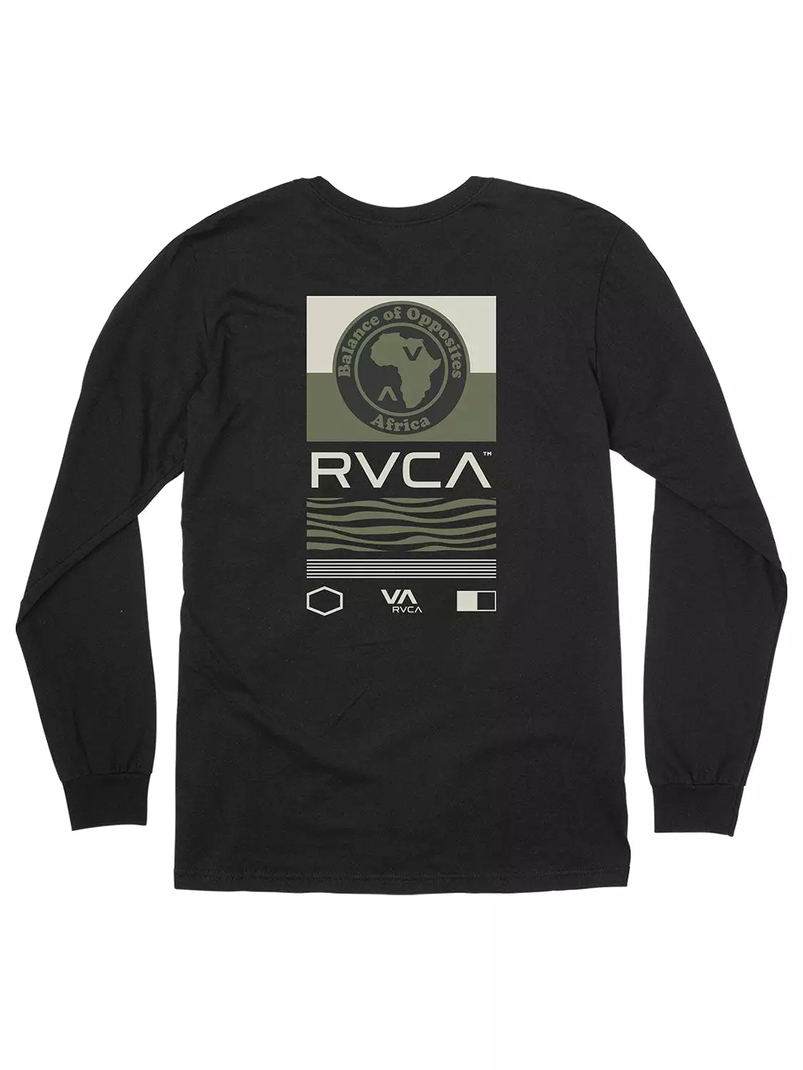 RVCA Men's Africa Stack T-Shirt