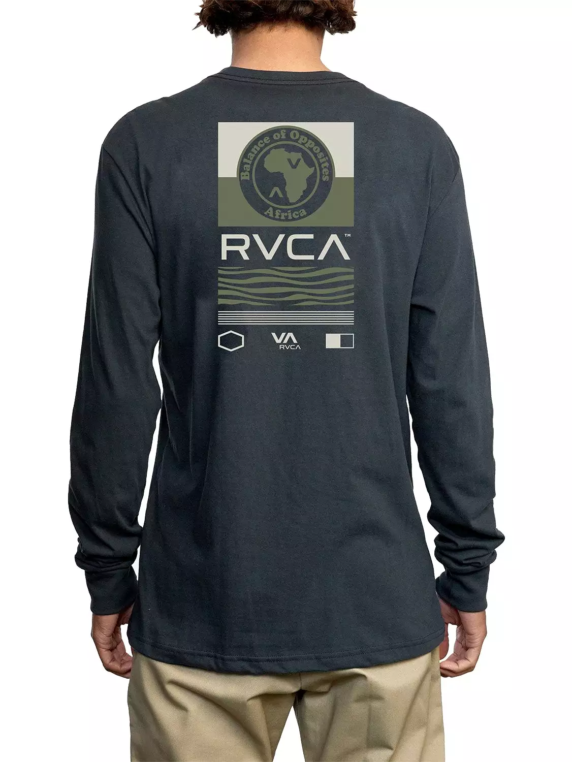 RVCA Men's Africa Stack T-Shirt