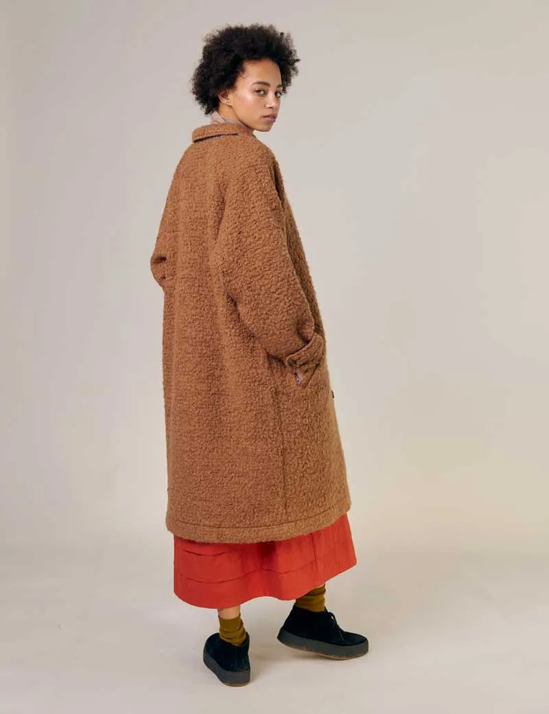 Sideline Joan Coat Tobacco