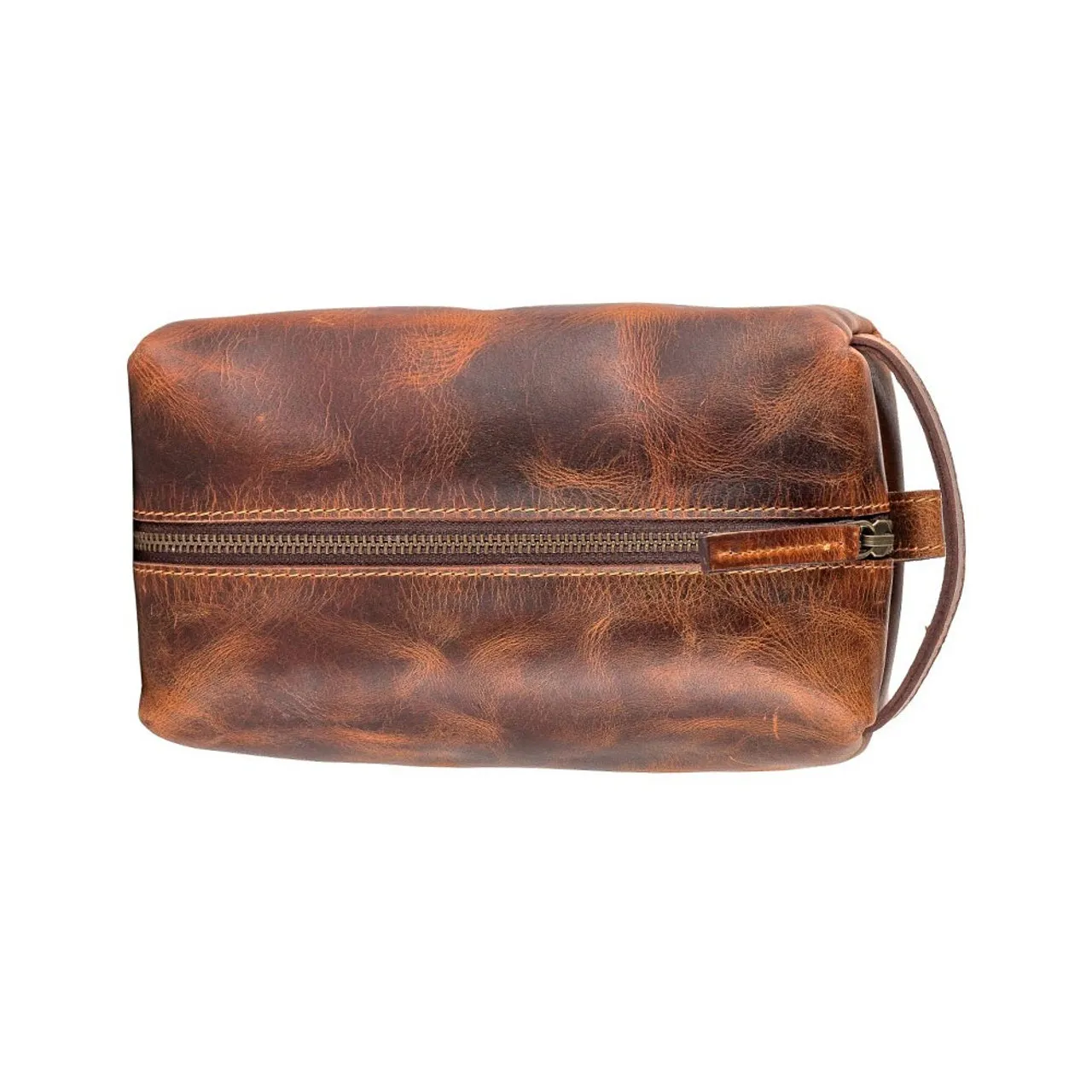 Sixtease Nicobar Leather Utility Bag - Brown