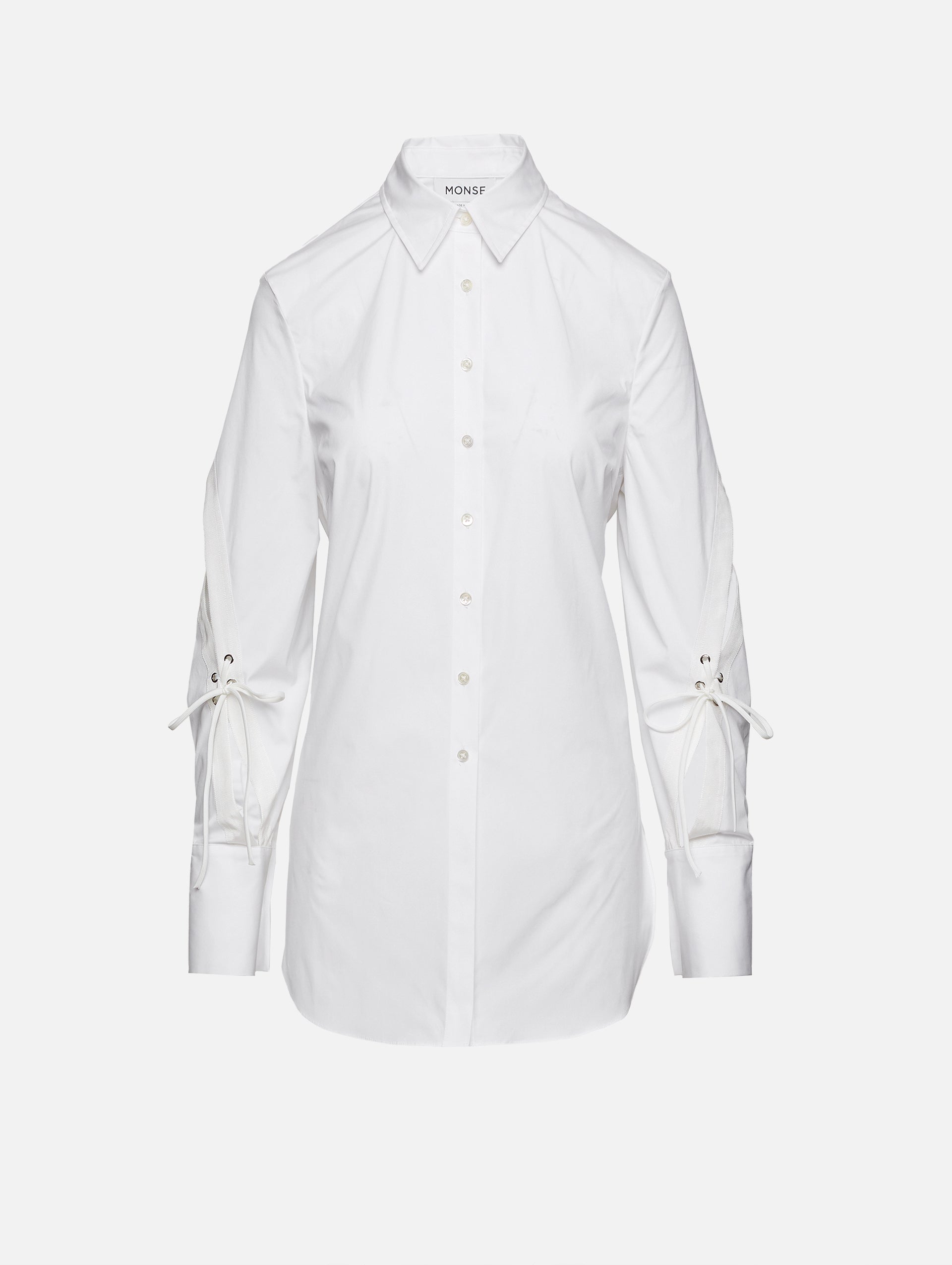 Slash and Lacing Detail Shirt