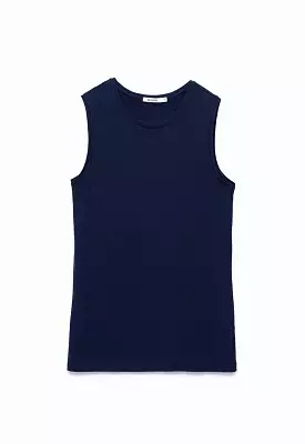 Sleeveless Basic Solid Top