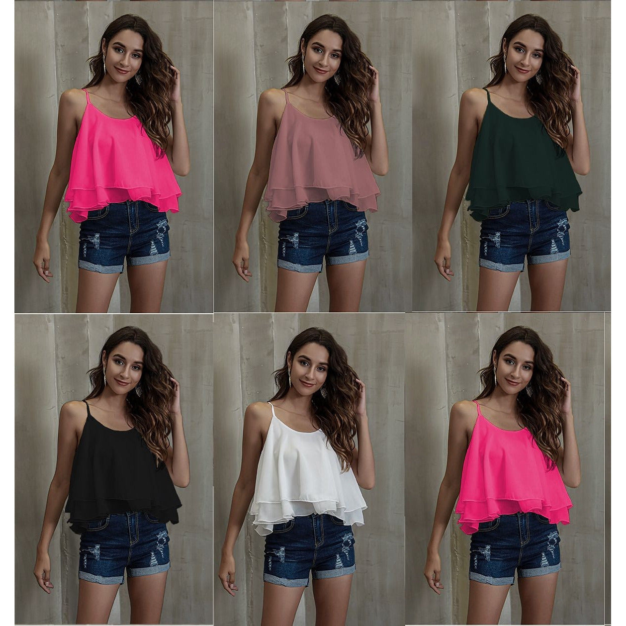 Sleeveless Fashion Blouse