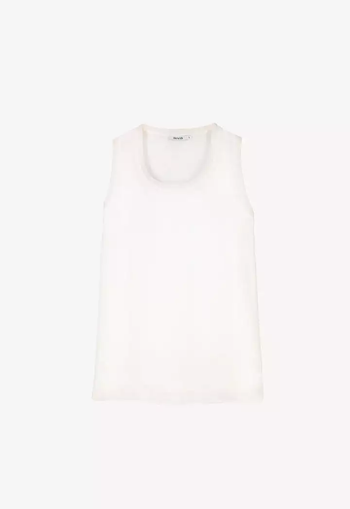 Solid Sleeveless Blouse