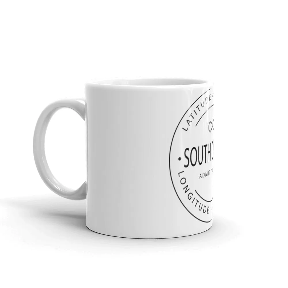 South Dakota - Mug - Latitude & Longitude