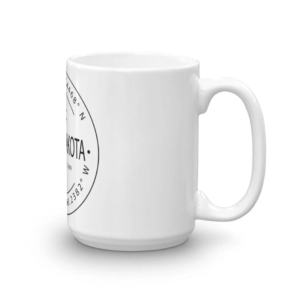 South Dakota - Mug - Latitude & Longitude