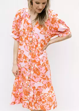 Spring Blooms Patterned Dress