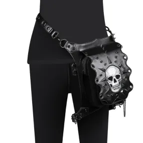 Steampunk Skull Rivets Travel Bag