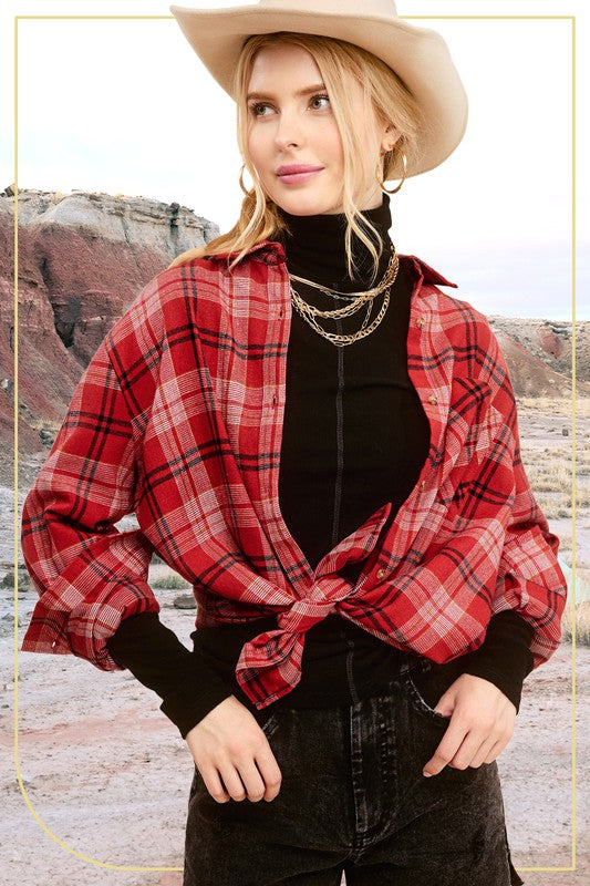 Stina Plaid Shirt