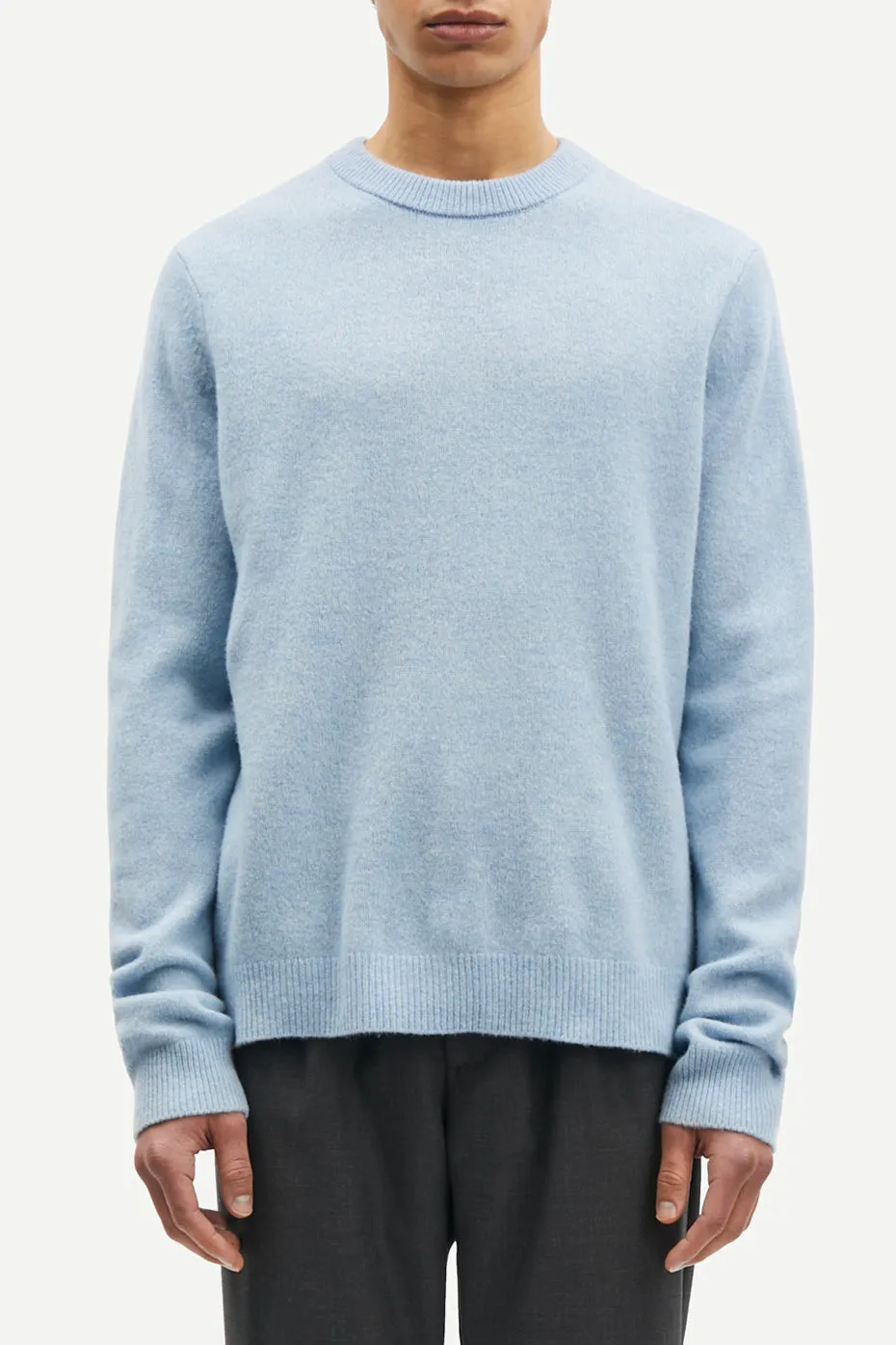 Subdued Blue Isak Knit Sweater