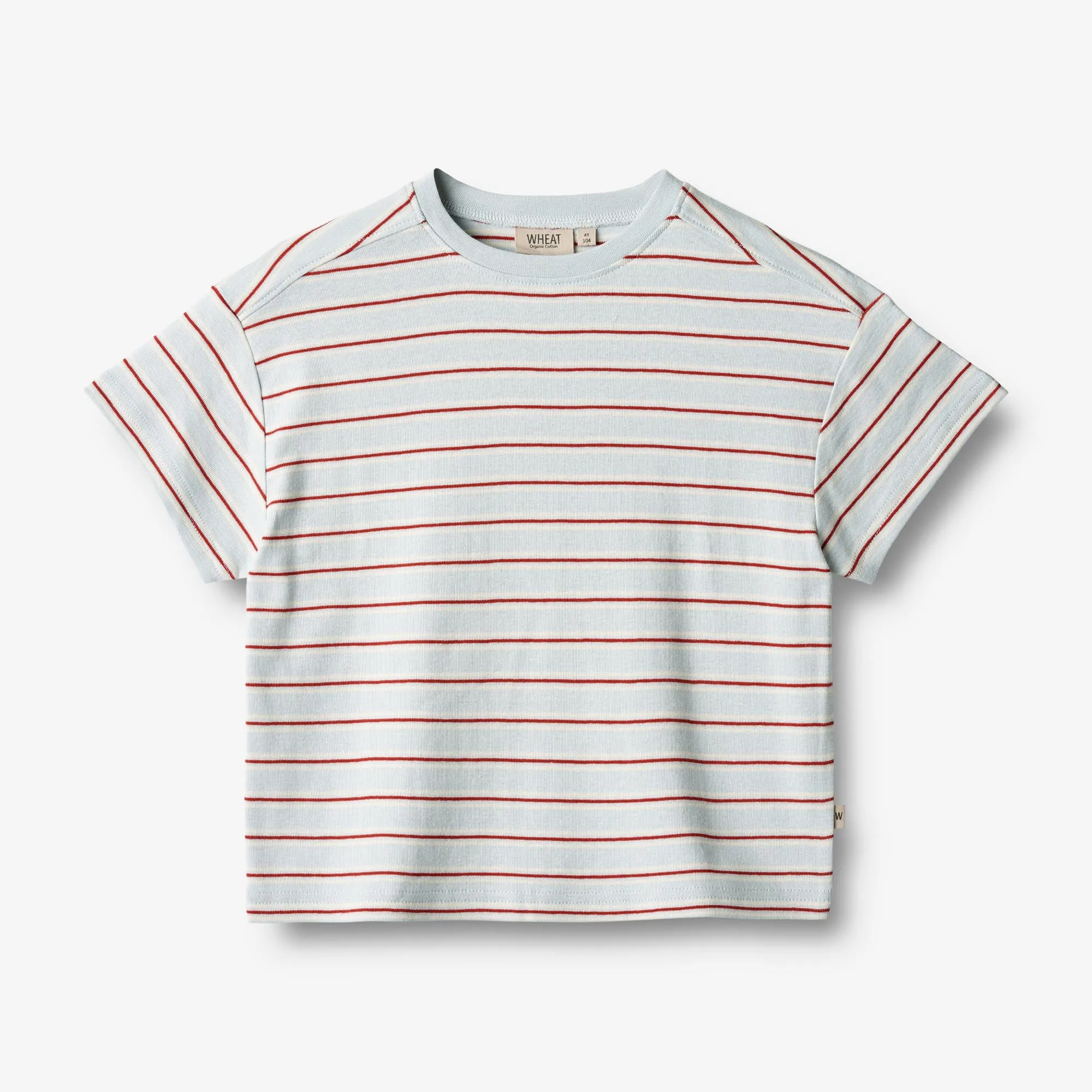 T-Shirt S/S Tommy - light blue stripe