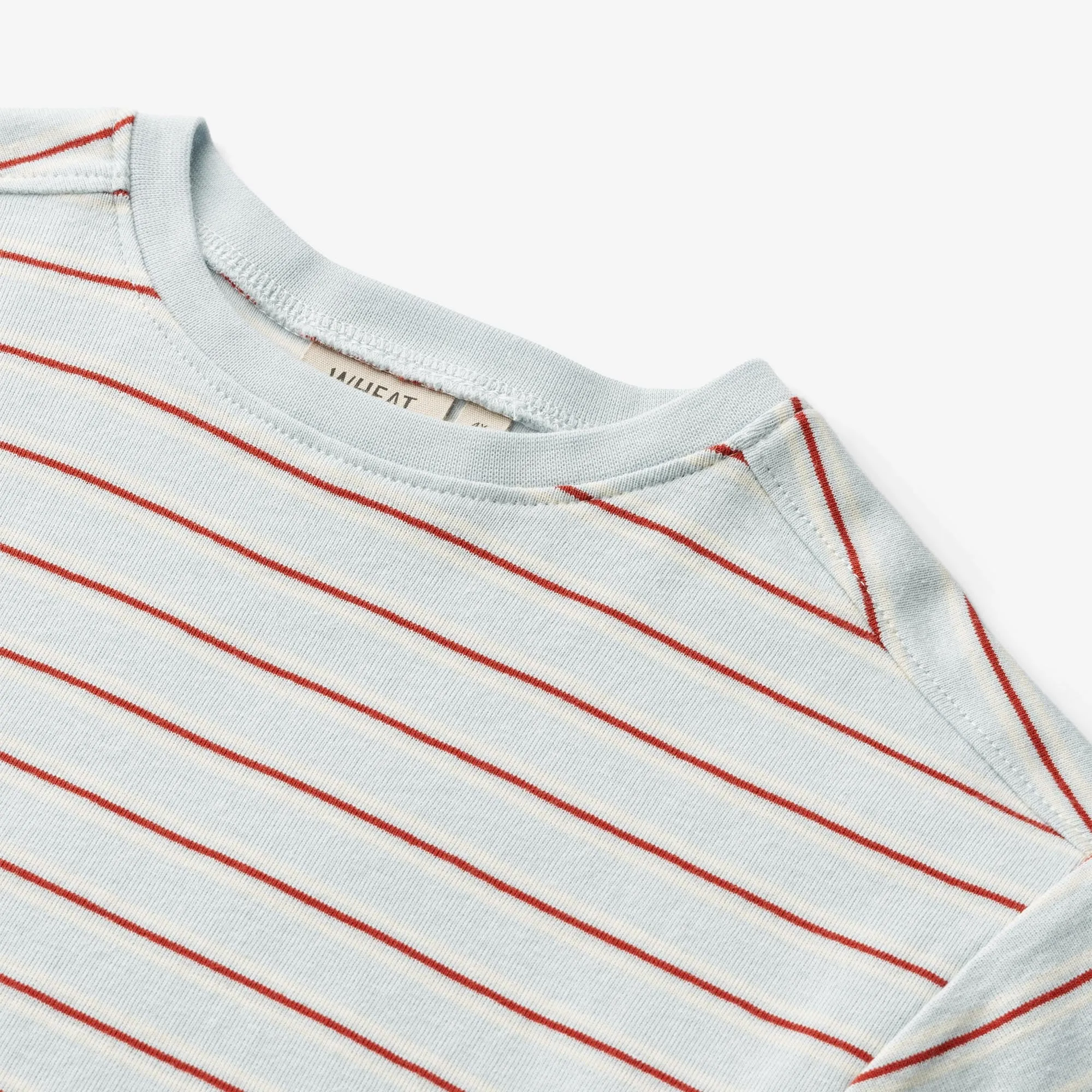 T-Shirt S/S Tommy - light blue stripe