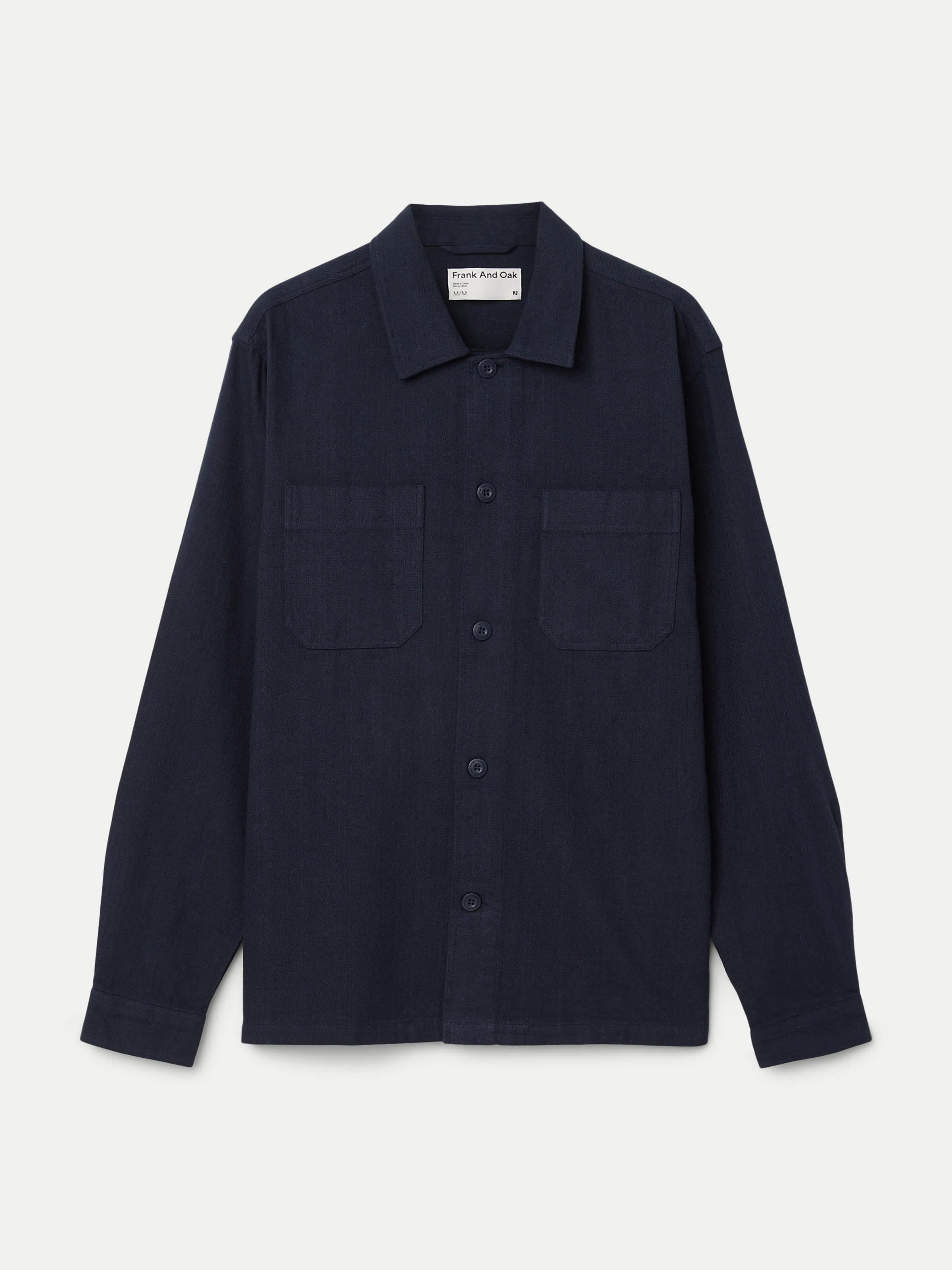 The Kapok Flannel Shirt in Midnight Blue