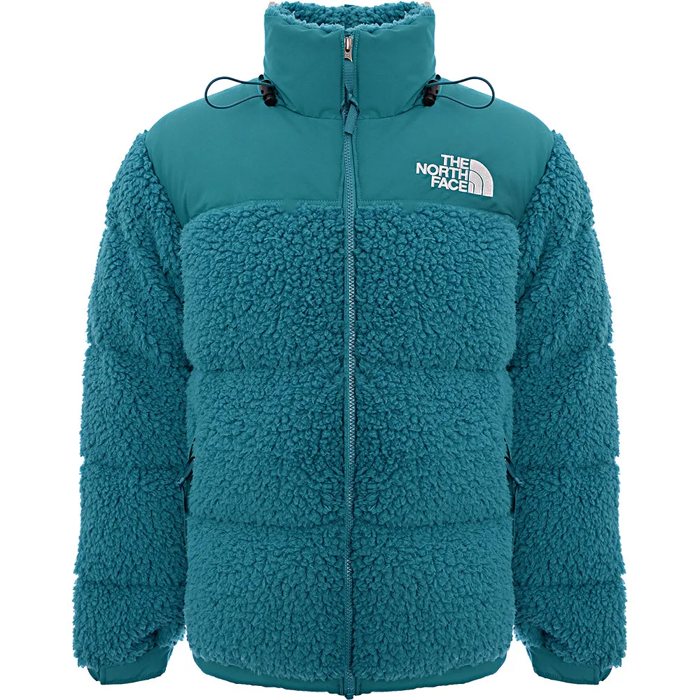 The North Face Mens Nuptse High Pile Down Puffer in Blue