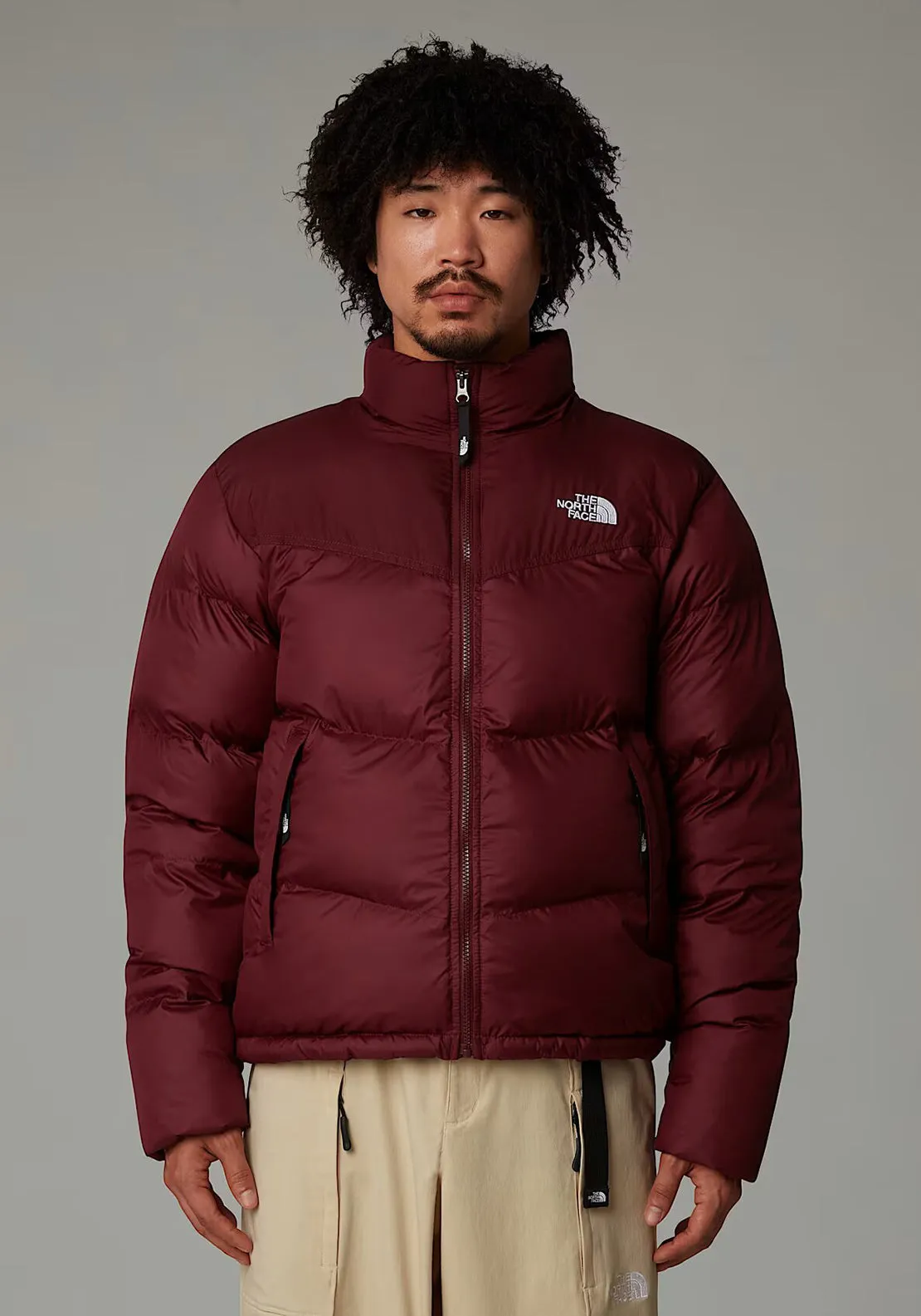 The North Face Men’s Saikru Puffer Jacket, Burgundy