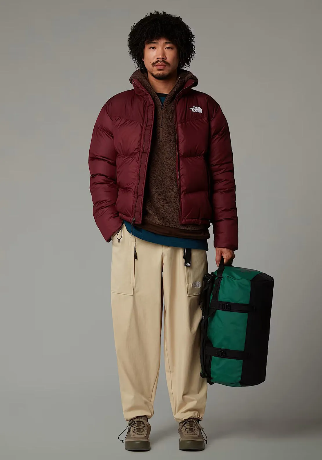 The North Face Men’s Saikru Puffer Jacket, Burgundy