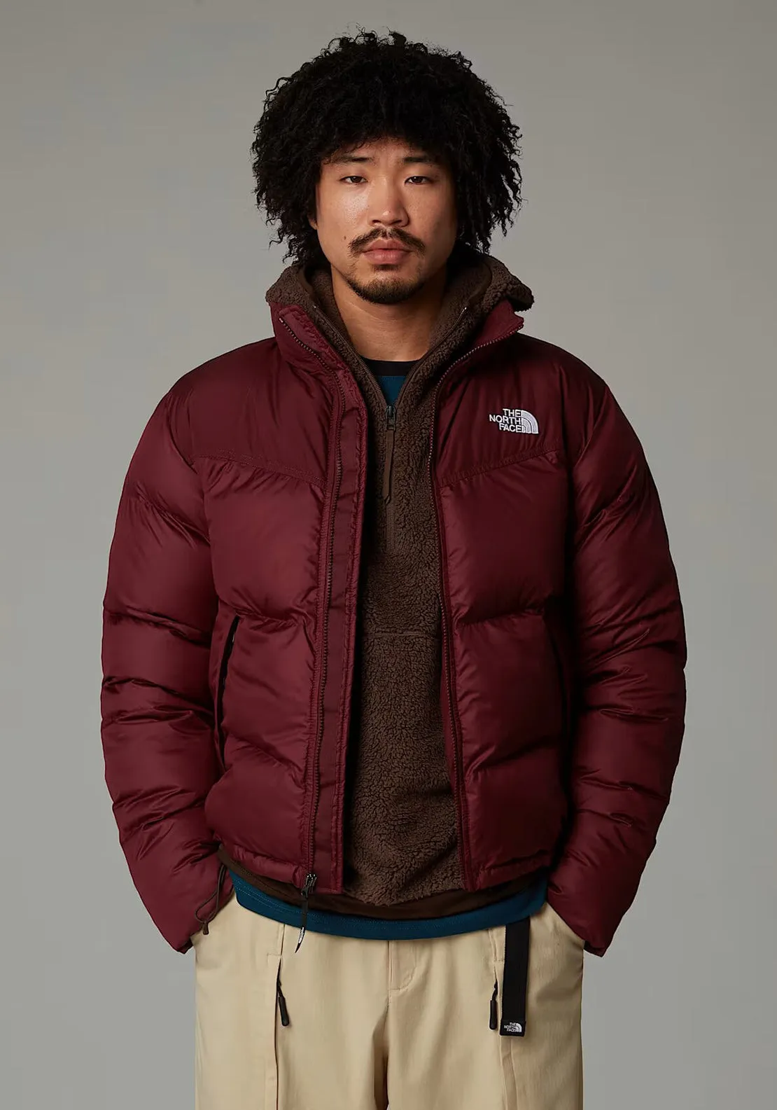 The North Face Men’s Saikru Puffer Jacket, Burgundy