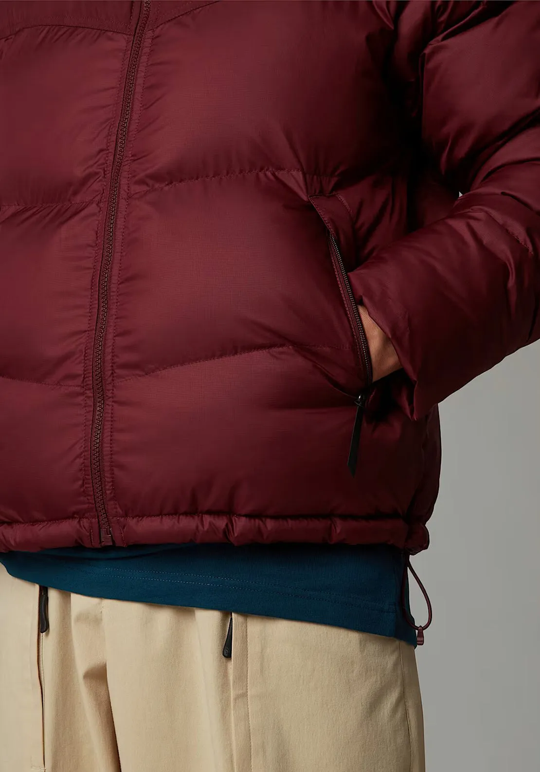 The North Face Men’s Saikru Puffer Jacket, Burgundy