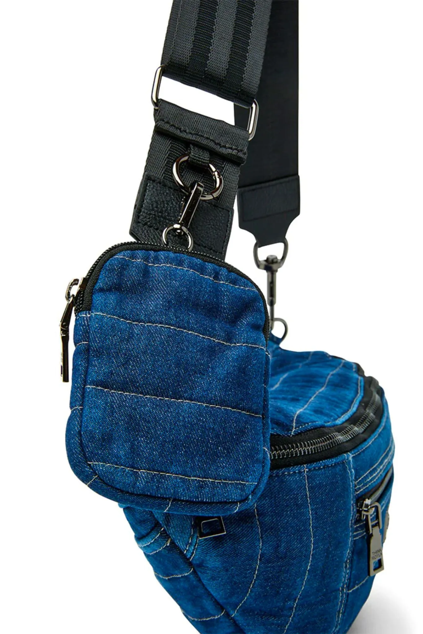 Think Royln Sister Sling Bag Stone Washed Denim