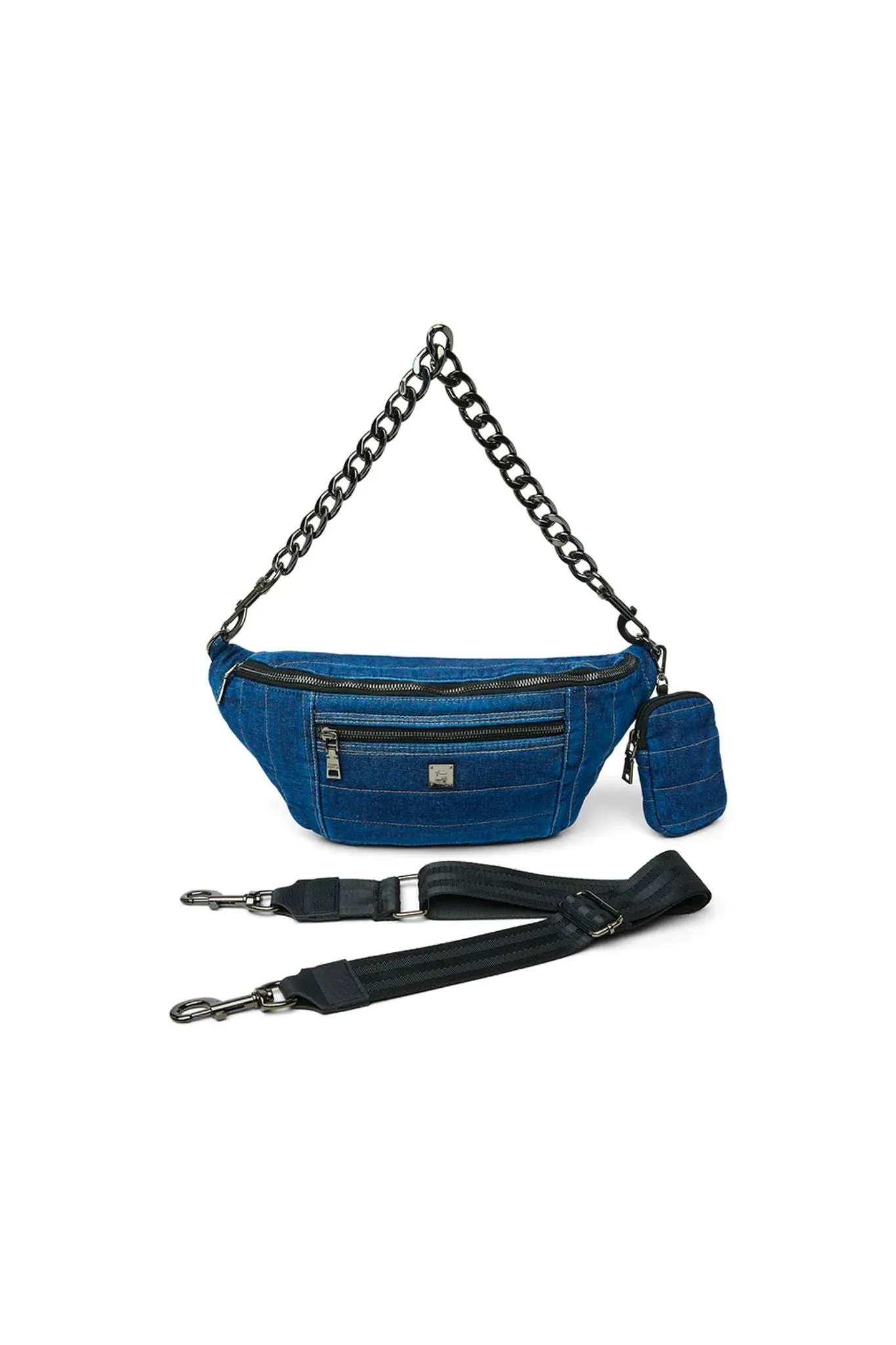 Think Royln Sister Sling Bag Stone Washed Denim