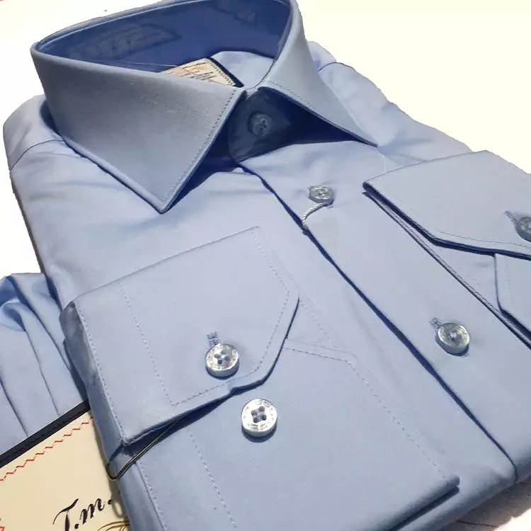 TM Martin men's classic Shirt | Sky Blue