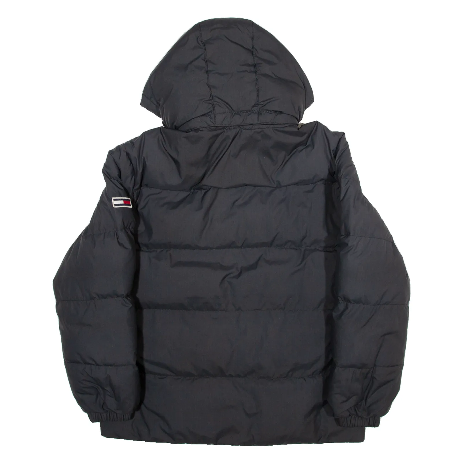 TOMMY HILFIGER Down Insulated Mens Puffer Jacket Black Hooded S