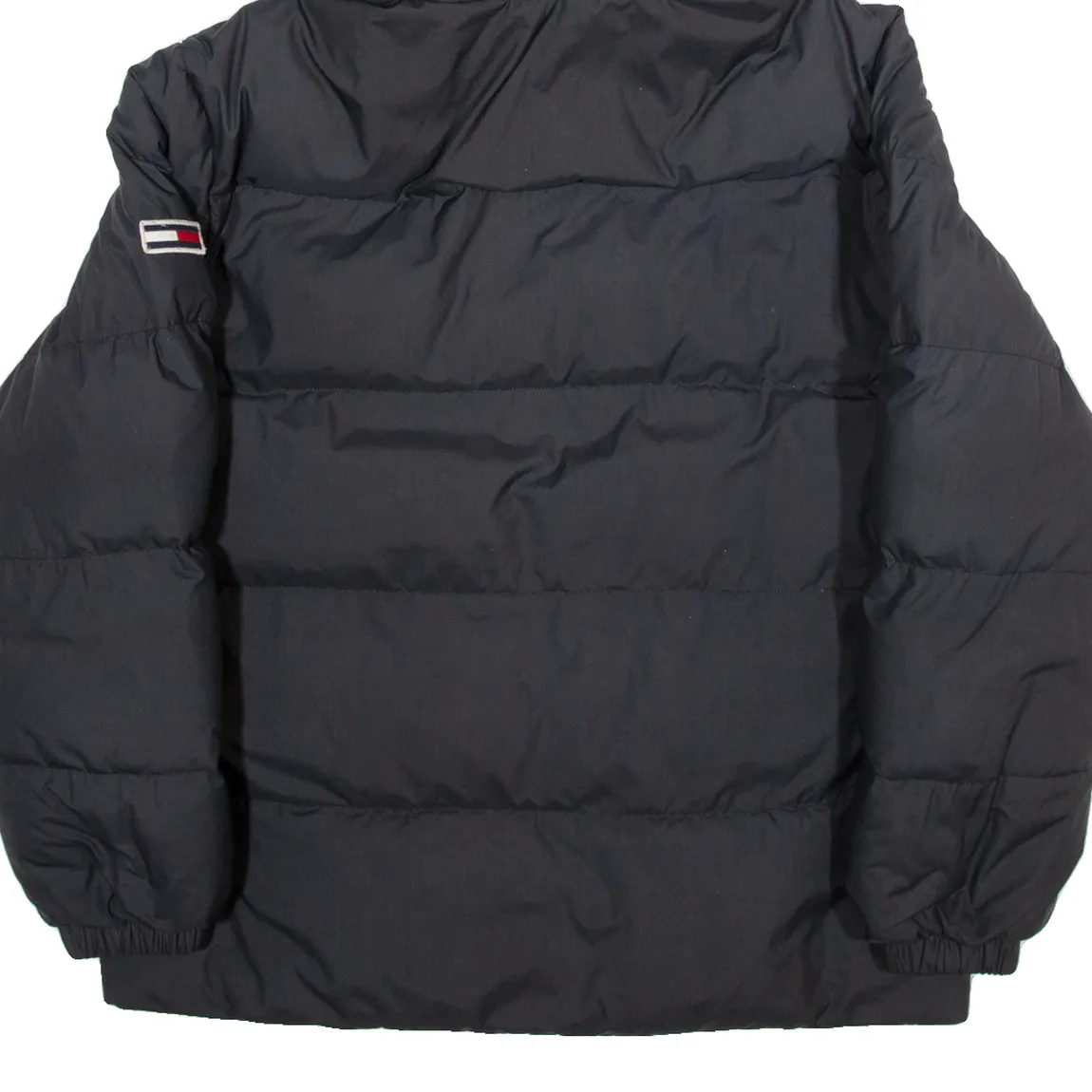 TOMMY HILFIGER Down Insulated Mens Puffer Jacket Black Hooded S