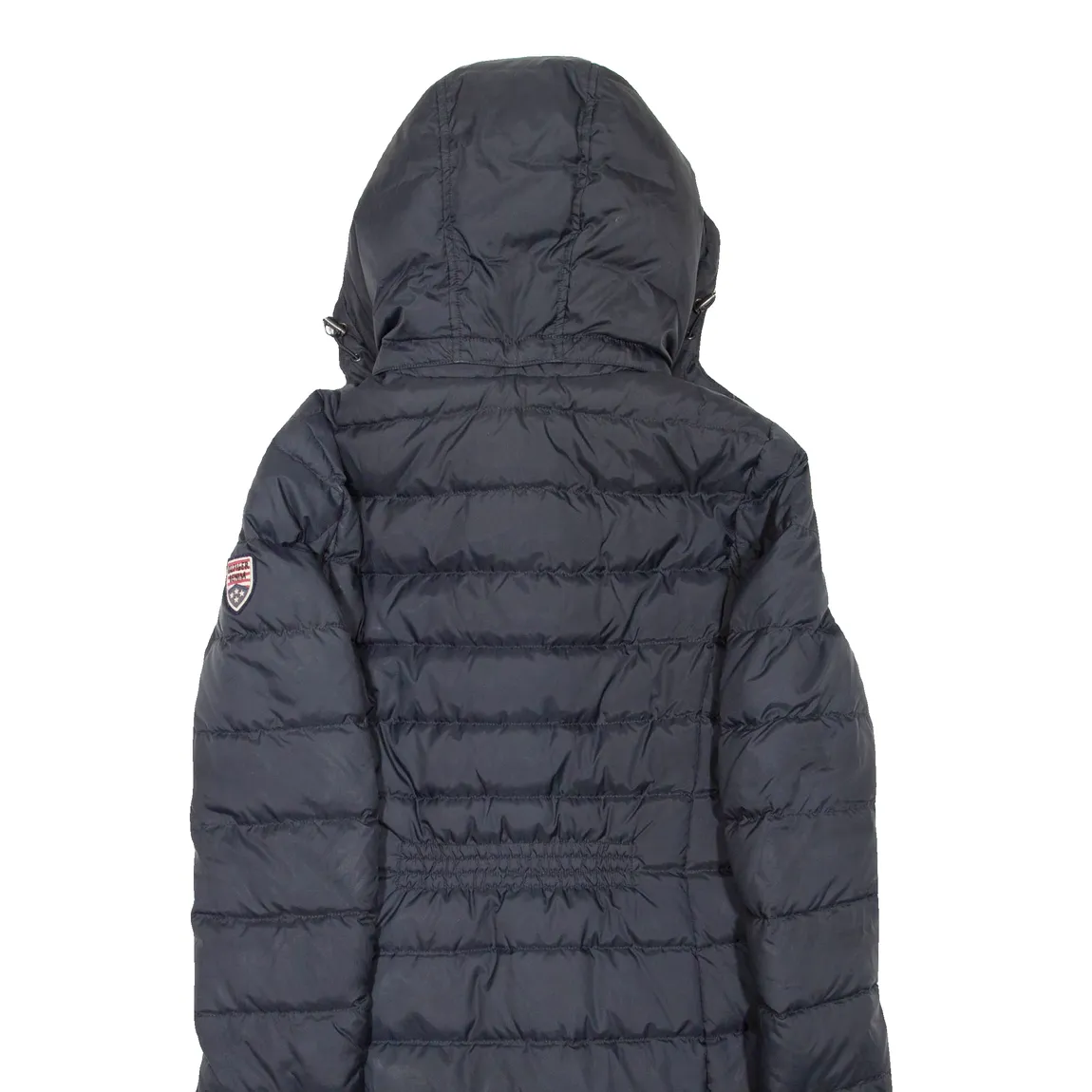 TOMMY HILFIGER Womens Puffer Jacket Black Hooded M