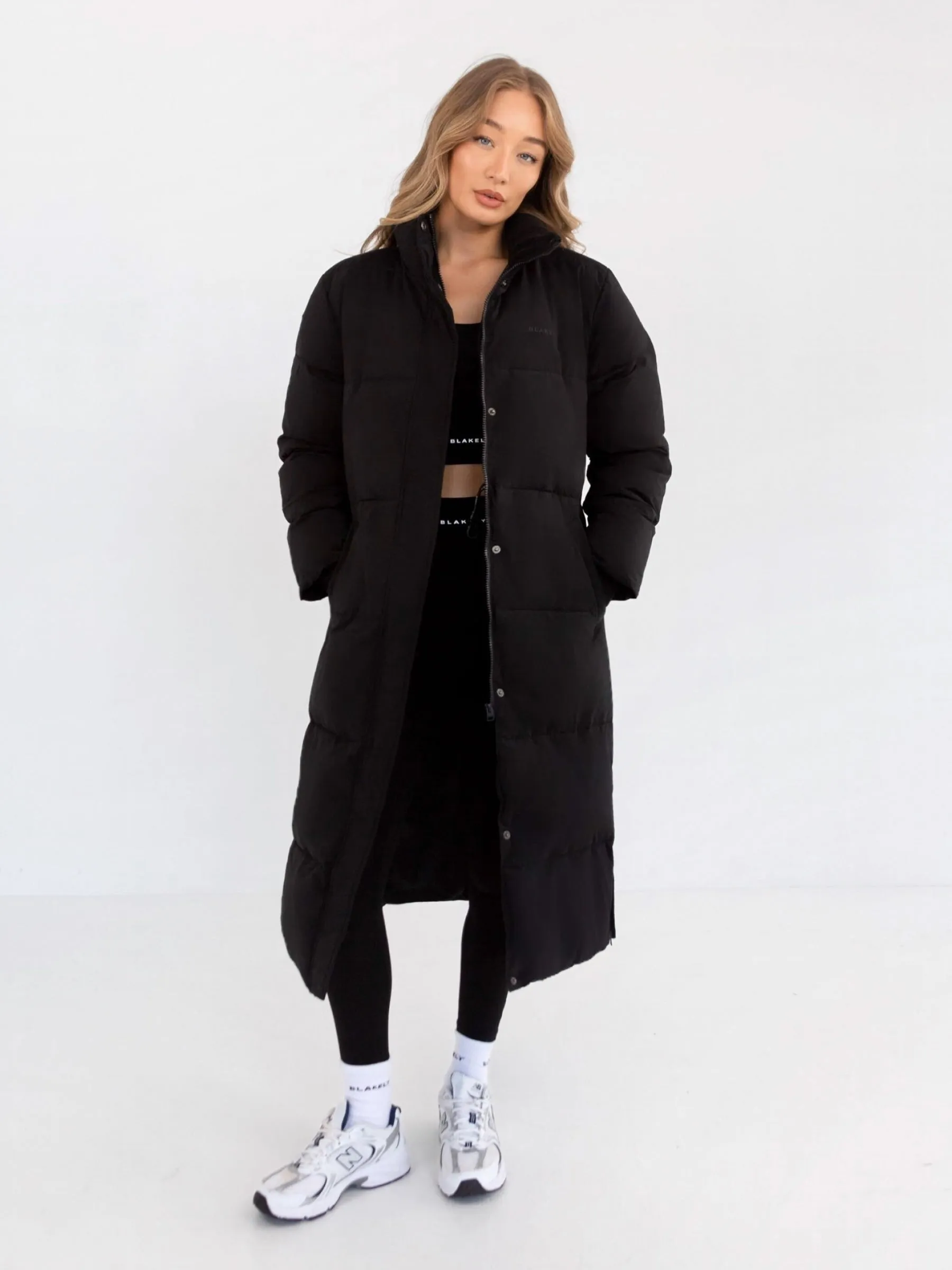 Ultimate Longline Puffer Coat - Black