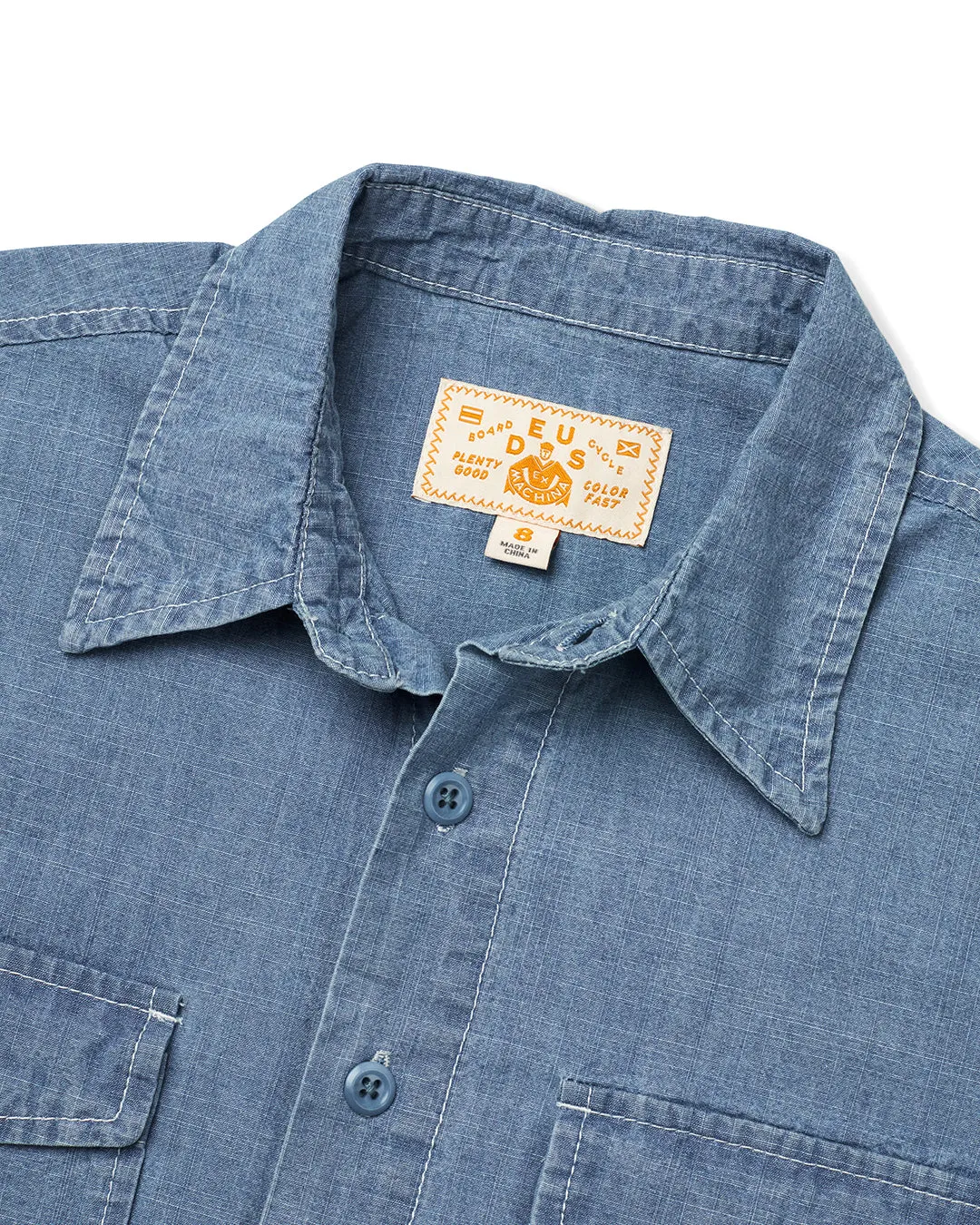 USN SHIRT - INDIGO BLUE CHAMBRAY