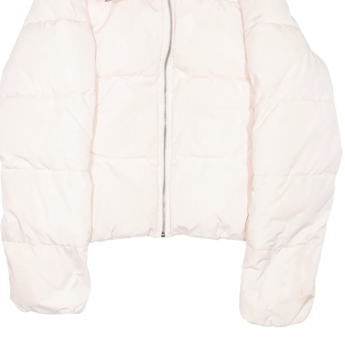 VANS Cropped Womens Puffer Jacket Pink S