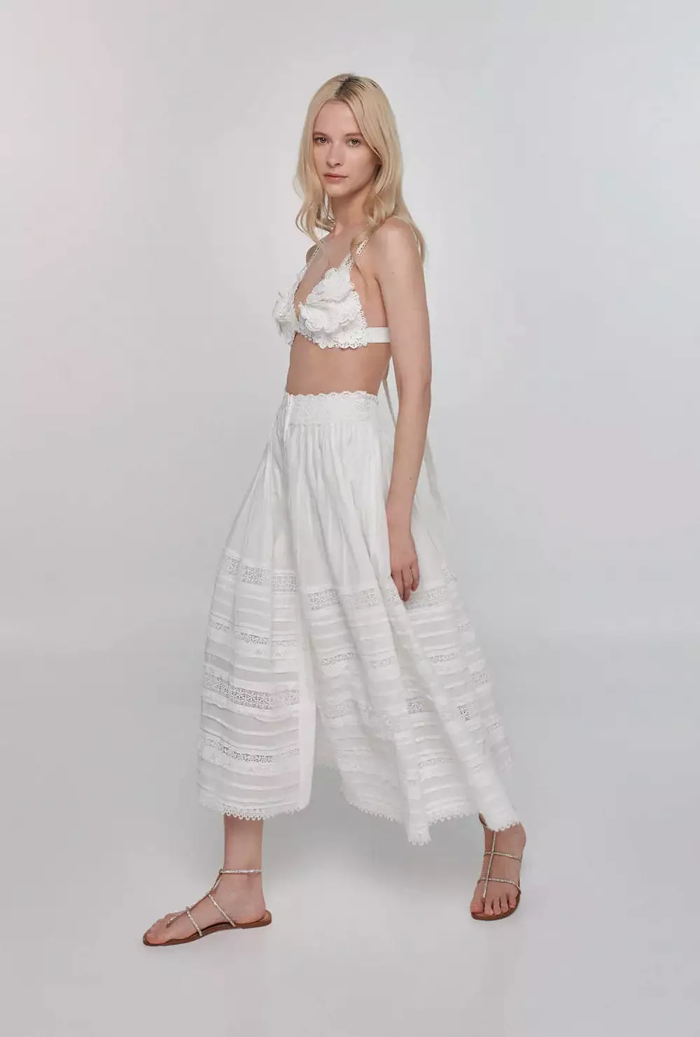 Waimari - Camila Midi Skirt - White