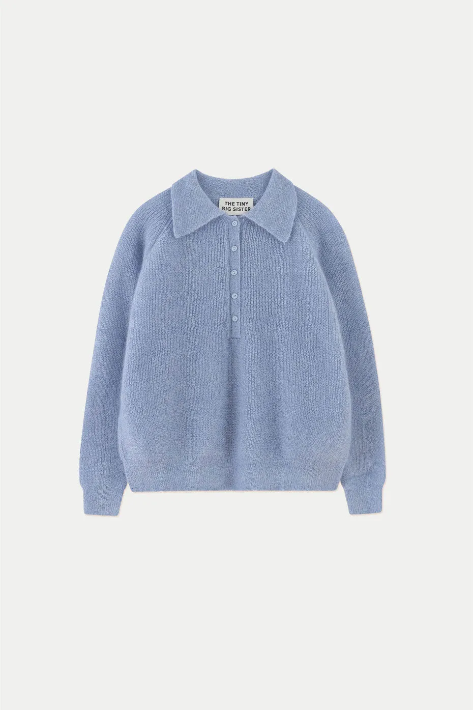 Warm Blue Frank Mohair Sweater