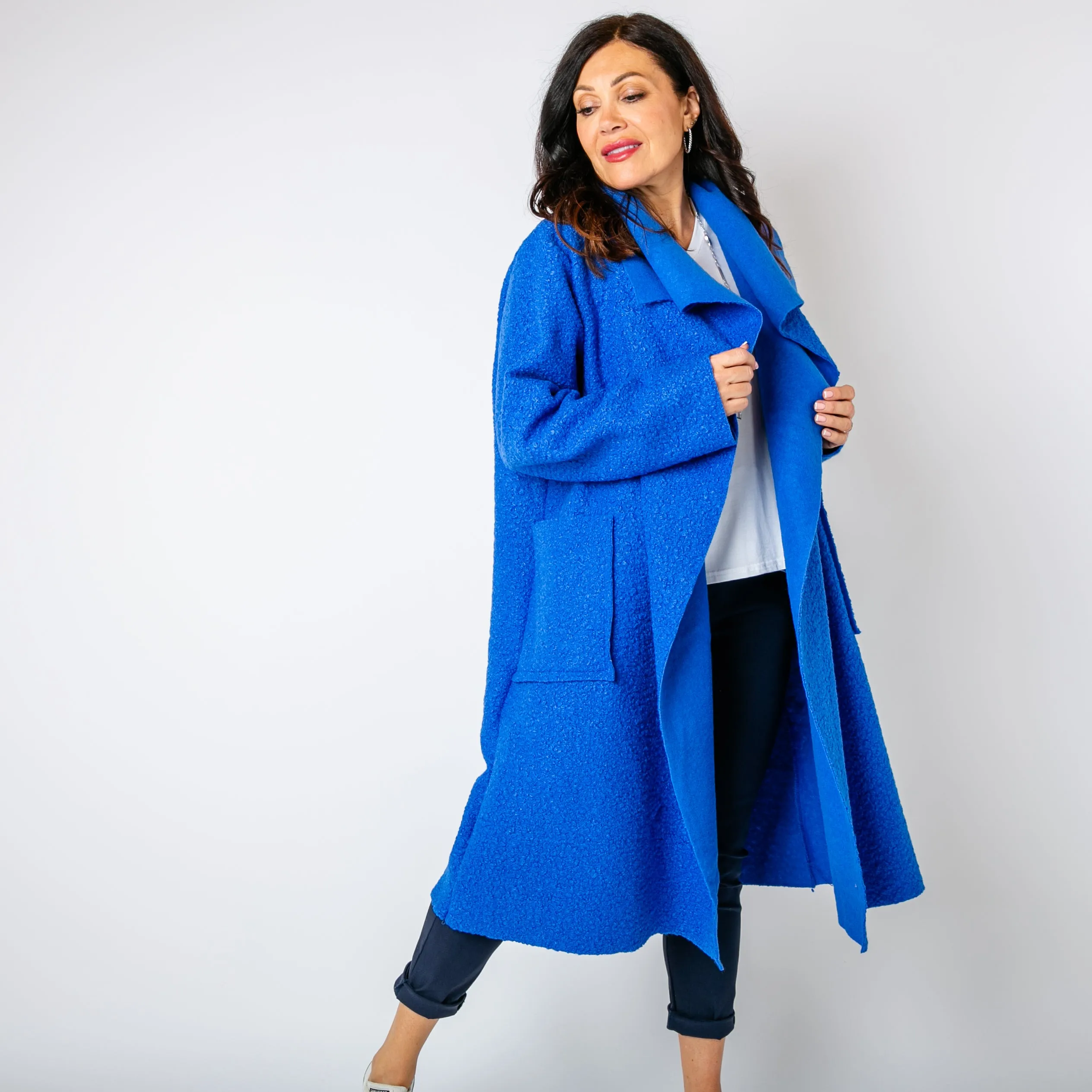 Waterfall Roll Sleeve Coat